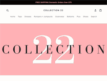 Tablet Screenshot of collection22.com